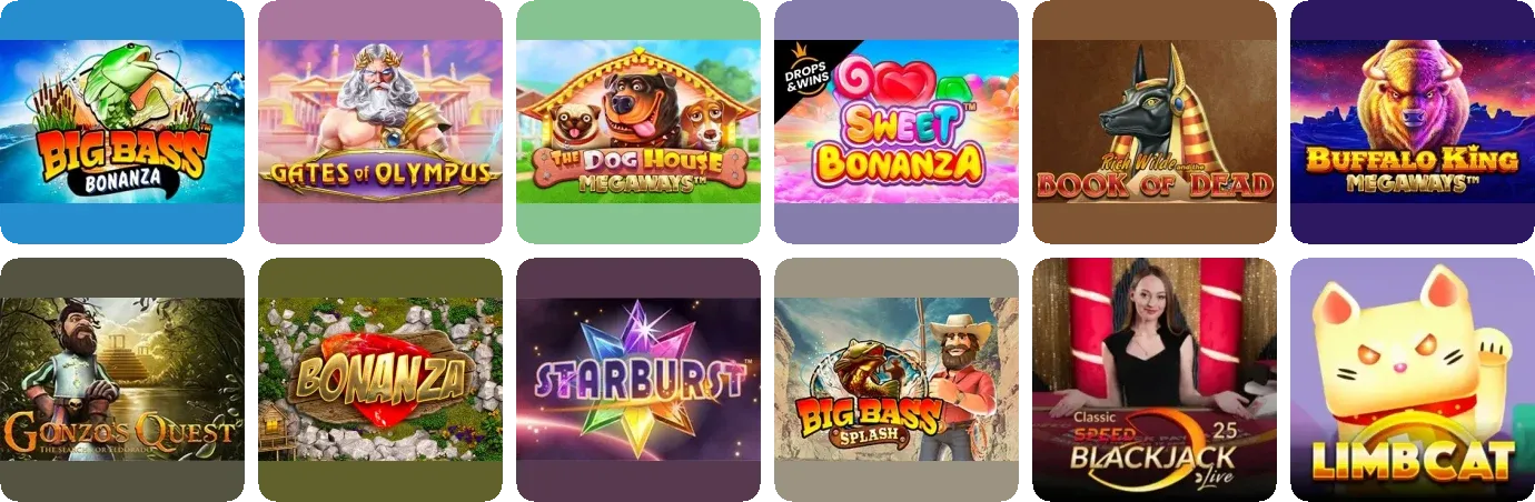 Corsaza Casino game lobby